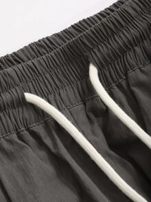 FRIFUL Women's Straight-Leg Loose Fit Drawstring Long Pants - Grey - View 3