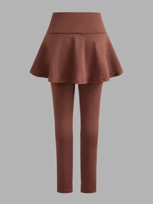 SHEIN Young Girl Young Girl Young Girl Young Girl Young Girl Leggings Skirt Casual Versatile 3pcs Set Buy 1 Get 3 - Multicolor - View 7