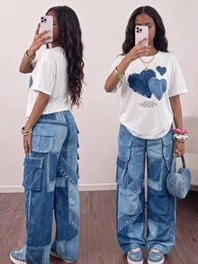 Blue and White