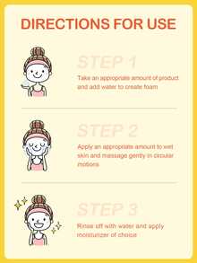 SlowSunday Vitamin C Cleanser, Gentle Cleansing, Moisturizing, Skin Care, Ideal For Party, Refreshing, Suitable For Summer, Halloween - White - View 5