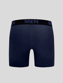 SHEIN Men's Letter Print Colorblock Casual Daily Boxer Briefs 7pcs/Pack - Multicolor - View 2