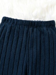SHEIN 男童可愛趣味卡通塗鴉街頭風兩件套，秋冬款 - 彩色 - 查看 8