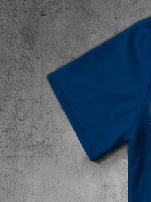 Manfinity EMRG Men's Casual Short Sleeve Shirt And Shorts 2 Pieces Set - Navy Blue - View 5