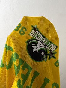Coolane THE POWERPUFF GIRLS X SHEIN 休閒極簡字母與數字圖案 14 女款 T恤 適合夏季 - 彩色 - 查看 7
