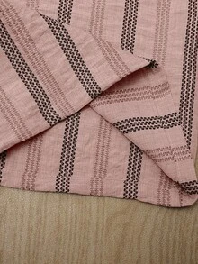 Franclia Loose Casual Slimming Summer New Elastic Waist Lightweight Striped Women's Spring/Summer Sweatpants - Pink - View 3