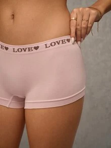 Esseday 4pcs Casual Seamless Comfortable Boxer Shorts Set Sports Low Waistgirls Boxer Shortsboxers For Women - Multicolor - View 5