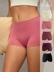 Esseday 4pcs/Set Women Seamless Safety Shorts, Comfortable Underwear - Multicolor - View 7
