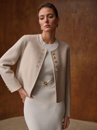 MOTF WOOL SINGLE-BREASTED OVERCOAT