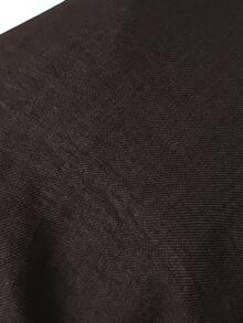 Al Najma Women's Round Neck Waist Knot Casual Party Arabian Dress - Brown - View 7