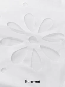 Elenzga 大码女式纯色简约打底裤，日常穿着 - 白色 - 查看 8