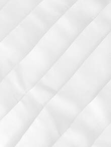 SHEIN MOD Women's White Fitted Ruched Bubble Hem Organza Mini Dress,Valentine Day - White - View 3