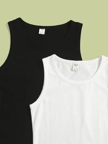 Teen Girls' Solid Color Round Neck Casual Versatile Daily Wear Tops - Multicolor - View 4