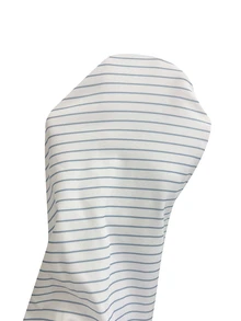 Franclia Women's Lemon Embroidery Striped Short Sleeve Top - Multicolor - View 6