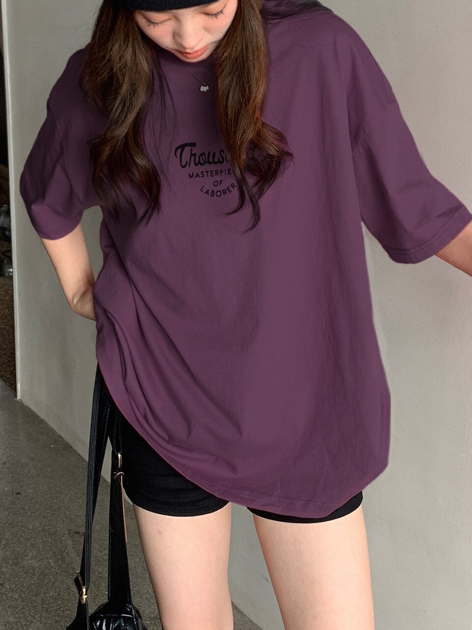 Simple Solid Color Short Sleeve T-Shirt, Fashion For Summer Oversized T-Shirt Cute Tops