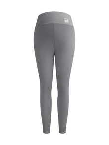 Modmama Maternity Letter Print Adjustable Waist Casual Leggings - Multicolor - View 9
