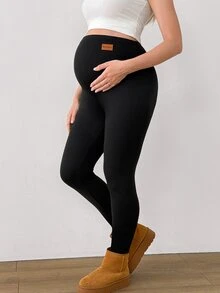 Modmama سروال ضيق كاجوال متعدد الاستخدامات بخصر عالي للحوامل - متعدد الألوان - مشاهدة 2
