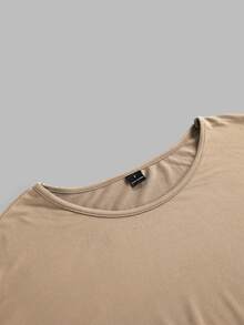 Modmama Maternity Casual Solid Color Side Slit T-Shirt For Autumn Fall - Multicolor - View 5
