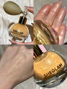 SHEGLAM Go Go Glow Highlighting Body Mist-80 Gilded Glow Brand Beauty Cosmetic Makeup For Women And Girls - Gold - View 1