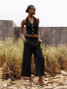 Lumivelle Halloween Women Pants - Black - View 6