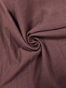SHEIN Holidaya Summer Casual 2000s Solid Color Cold Shoulder T-Shirt Everyday Travel Dusty Mauve - Purple - View 5