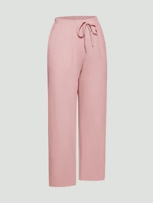 SHAPORA Women's Solid Color Home Wear Lounge Cozy Pants, Pack Of 3, Fall Winter Clothes - Multicolor - View 7