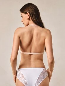 Hourtrue 2件装女士纯色性感蕾丝吊带文胸 - 彩色 - 查看 2