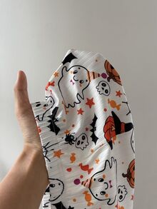 ZzzCrew Set Piyama Camisole Motif Halloween - Putih - View 6