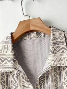 SHEIN VCAY 大尺碼女款休閒長袖鈕扣領襯衫 - 彩色 - 查看 4