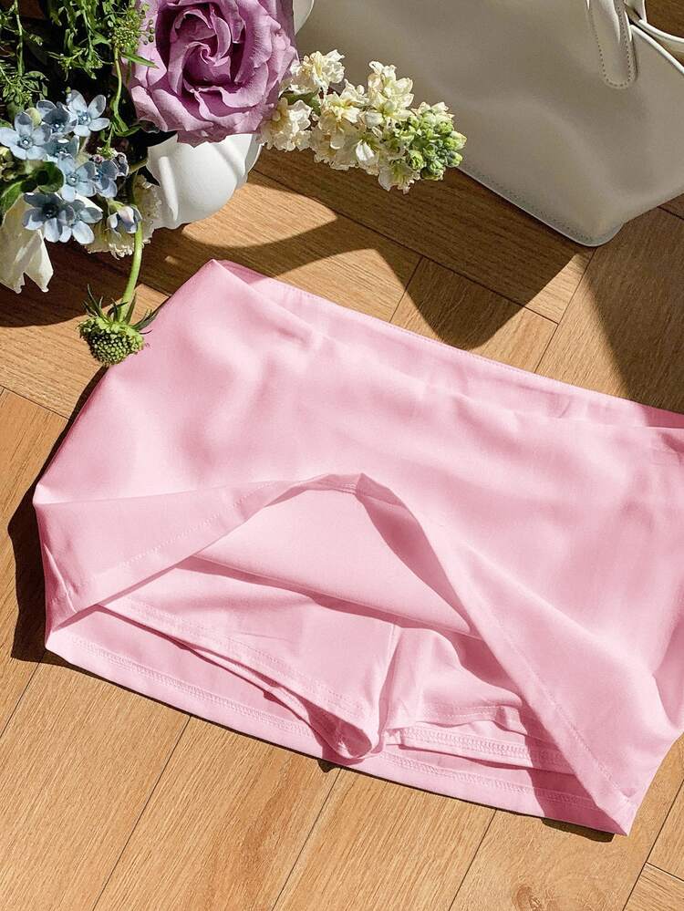 Tween Girl Tween Girl Casual Daily Shorts White Fashion Skirt 1 Random Piece - Pink - View 3