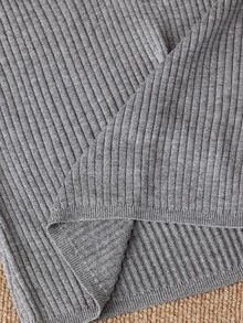 Anewsta Essential American Retro Minimalist Basic Ribbed Grey Knit Camisole Top, Half-Button Front, Slim Fit, Sleeveless Base Layer Tank Top For Women Everyday Style - Light Grey - View 12