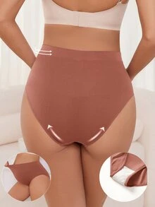 SHEIN Maternity Plain And Simple Daily Panties (Set Of 5) - Multicolor - View 4