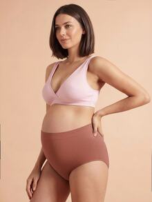 SHEIN Maternity Plain And Simple Daily Panties (Set Of 5) - Multicolor - View 2