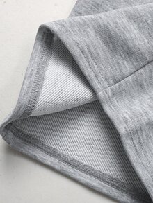 Tween Girl Tween Girls Gray Casual Sports Loose Fit Drawstring Sweatpants With Large Pockets - Light Grey - View 6