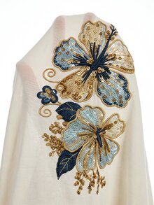 SuriyaCove Women's Floral Print 2 In 1 Short Sleeve Halter Neck T-Shirt - Multicolor - View 7