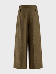AXEPEAK Men's Casual Versatile Commuter Pants - Camel - View 4