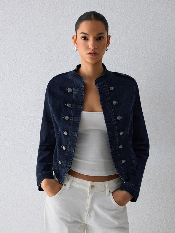 ATUI Studio Women's Casual Denim Jacket, Spring/Autumn