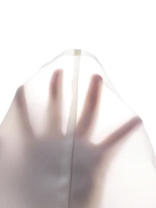 Girls' White Short Sleeve Shirt, Back To School, Daily Wear, Outings - White - View 3