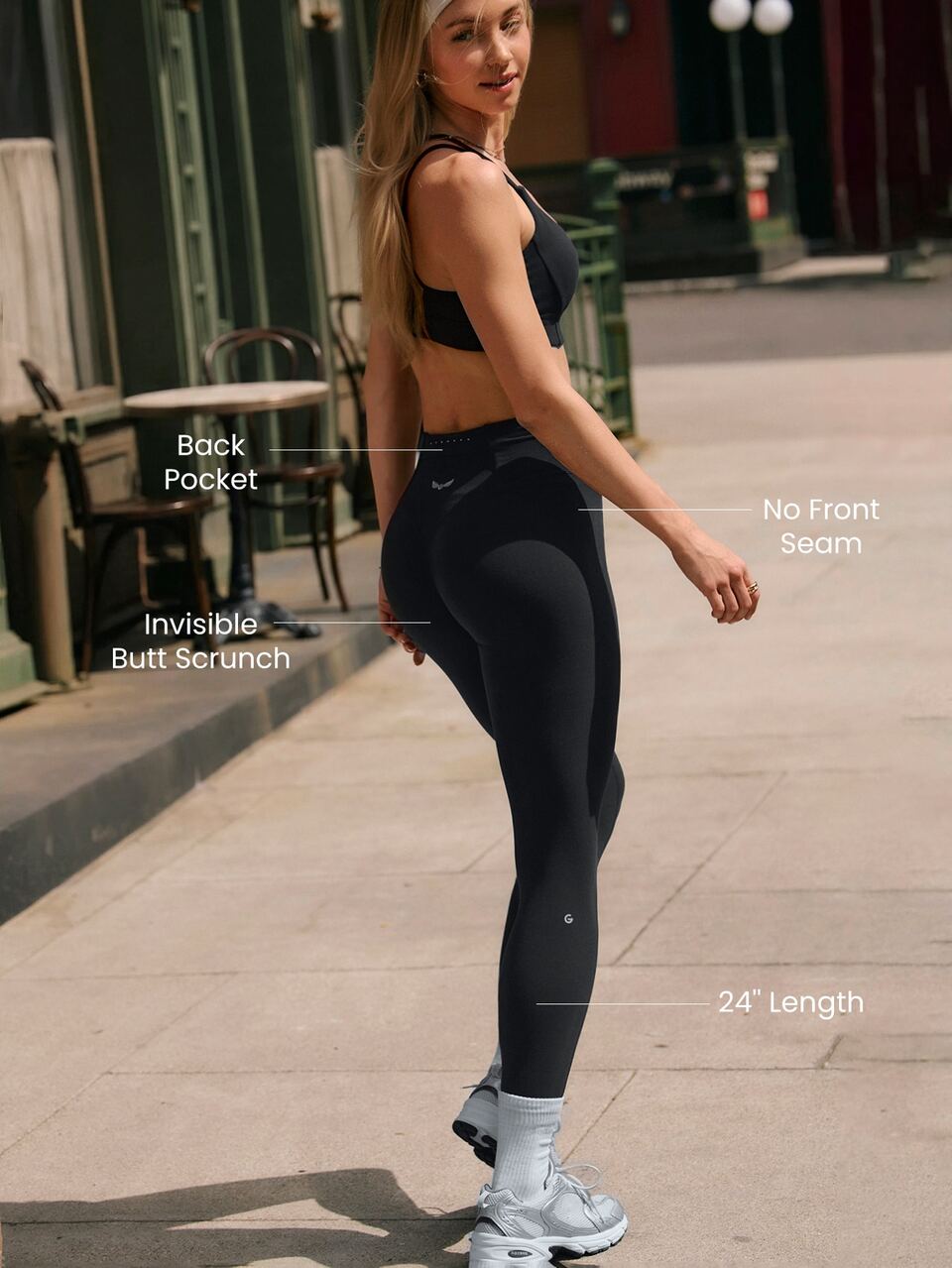 GLOWMODE X Harry Potter FeatherFit™ 24" Golden Snitch Rhinestone Leggings With Concealed Scrunch Bum & Back Pocket Yoga Studio Summer Wear