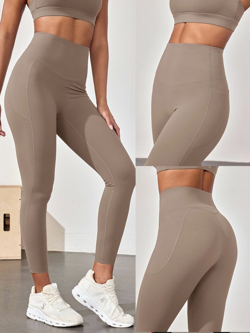 24'' FeatherFit™-Sculpt CoreHold Tummy Control Side Pockets Leggings