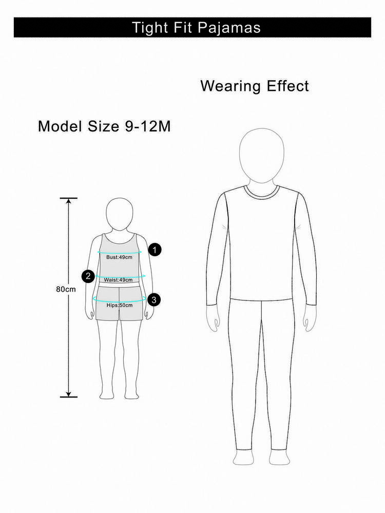 Baby Boy Casual Cartoon Bear Pattern Slim Fit Round Neck Comfortable Short Sleeve Pants Pajamas, Suitable For Spring & Summer 4 SETS RANDOM Snug Fit - Multicolor - View 6