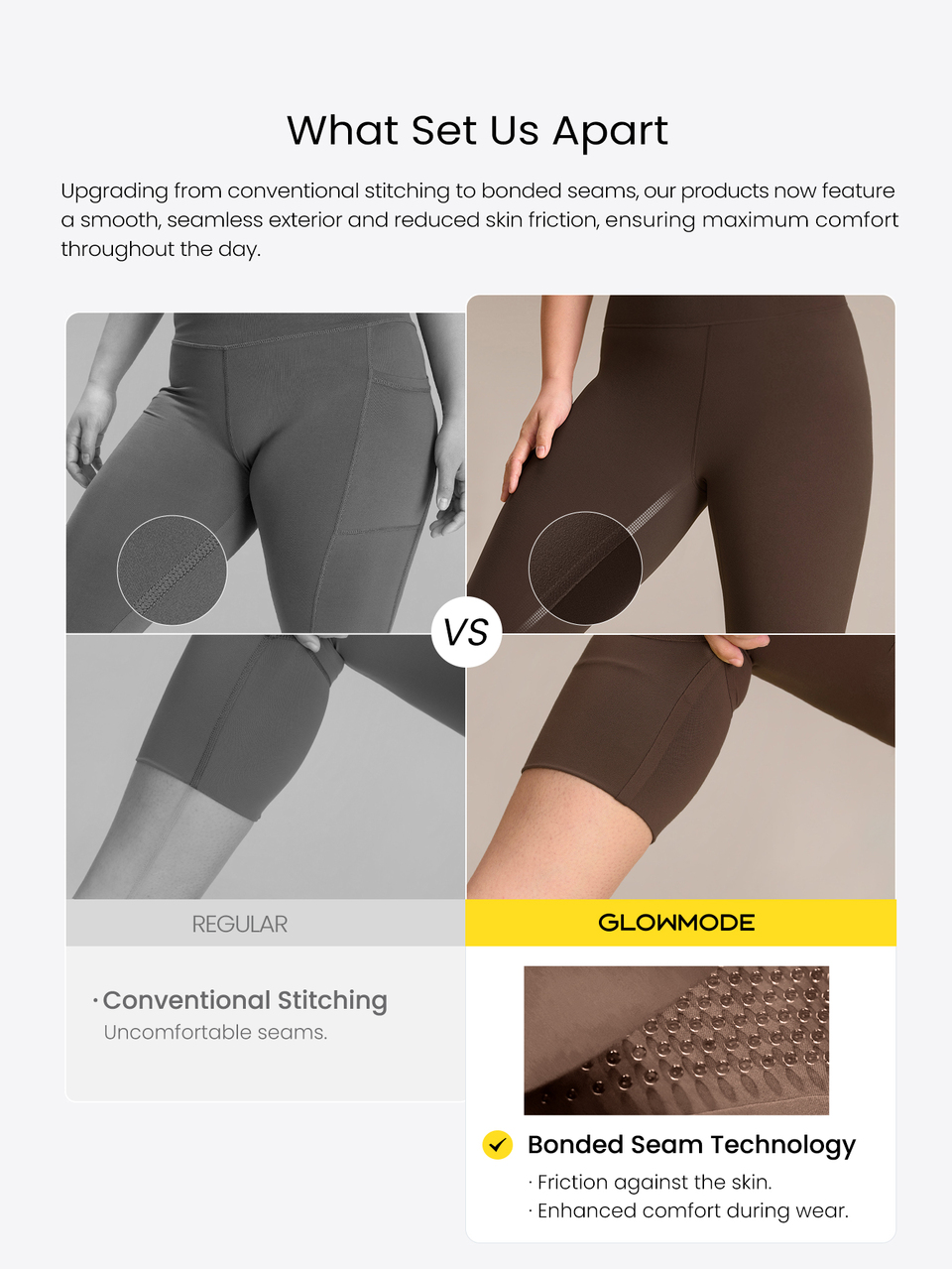 24" FeatherFit™ Keep It Classic Seam-Free High Waist Long-Lasting Comfort Back Pocket Leggings Low Impact Yoga Pilates Gym Spring Summer