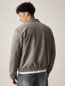 Manfinity VCAY Men's Autumn Fashion Vintage Jacket - Brown - View 3
