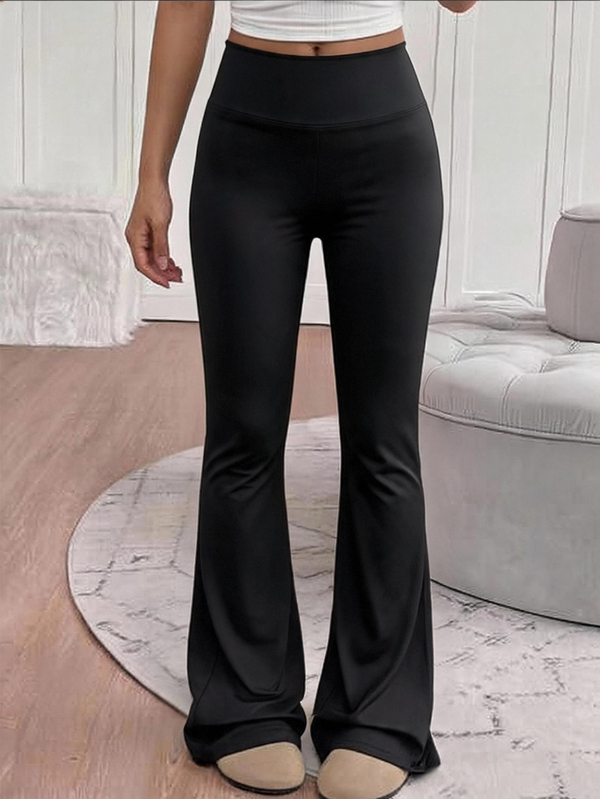SHEIN Leggings negros de otoño para adolescentes, ropa deportiva de calle, atuendo versátil para uso diario