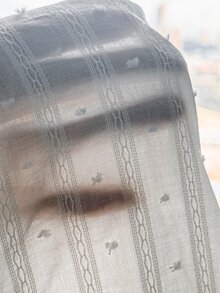 SHEIN 青少年女孩童裝休閒日常時尚學院風紋理布料白色修身襯衫，開學季，可搭配百褶裙 - 白色 - 查看 8