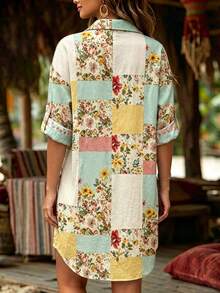 Breezaya Plus Size Dresses - Multicolor - View 2