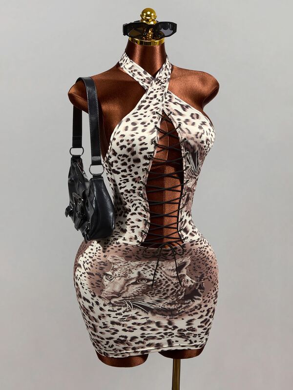 Mistrie Leopard Print For The 2026 Summer To Early Autumn New Bohemian Music Festival, Country Style, Western Vibe, Beach Vacation, Casual, Edgy, Individual,