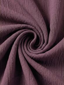 Rusticease Women's Casual Minimalist Solid Color Shirt Suitable For Summer - Purple - View 4