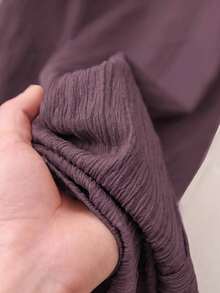 Rusticease Women's Casual Minimalist Solid Color Shirt Suitable For Summer - Purple - View 8