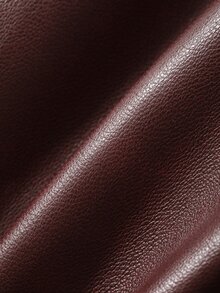 Livesso Women's Solid Color PU Leather Zipper Casual Versatile Daily Travel Long Sleeve Jacket - Burgundy - View 7