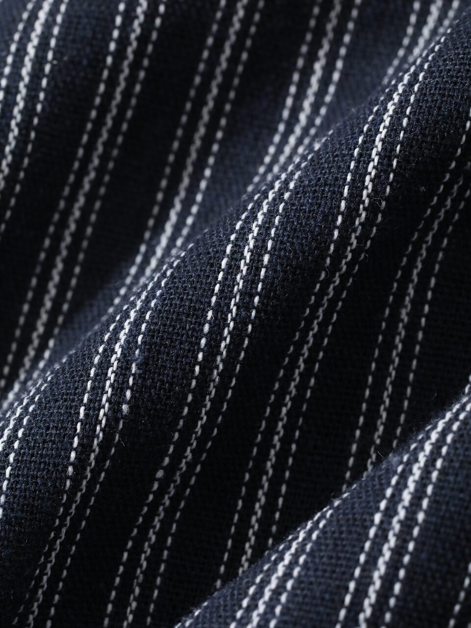 Striped Print Lantern Sleeve 2 In 1 Shirt Fall